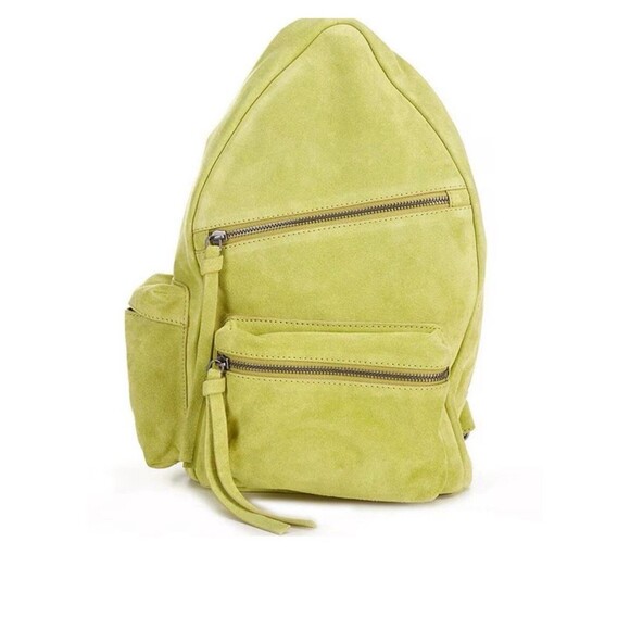 Free People Lime Green Crossbody Bag - Noted Defects - Picture 1 of 5
